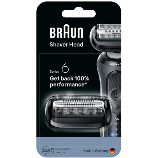 Braun Series 6, Black Shaver Head, 64B
