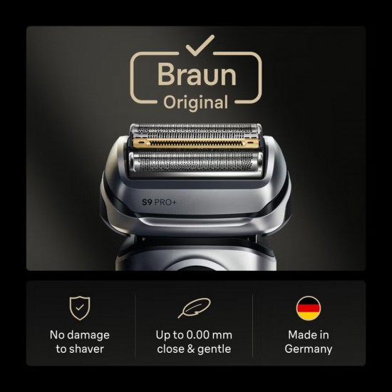 Braun Series 9 PRO+, Silver Shaver Head, 96M