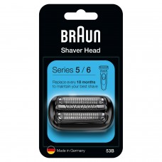 Braun Series 5, Series 6 Black Shaver Head, 53B