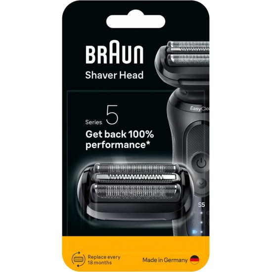 Braun Series 5 Black Shaver Head, 54B