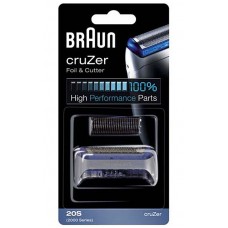Braun Series 2 CruZer Silver Replacement Foil & Cutter, 20s